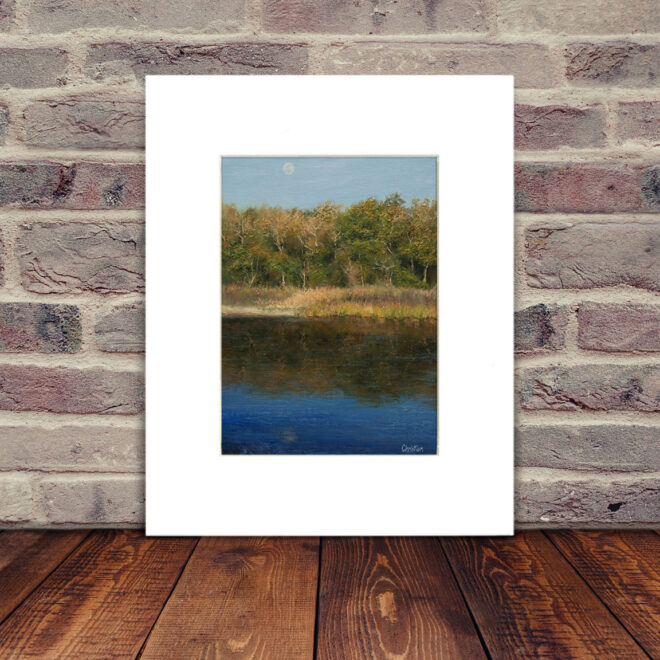 Moonrise Over the Inlet Giclée