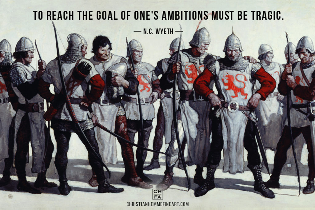 N.C. Wyeth Quote on Ambition