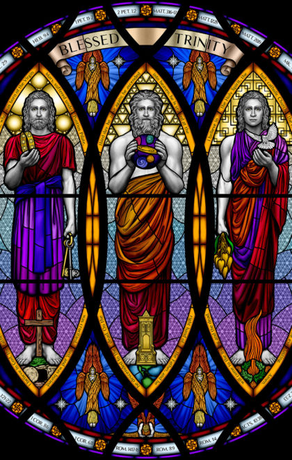 Cartoon - Color - Blessed Trinity